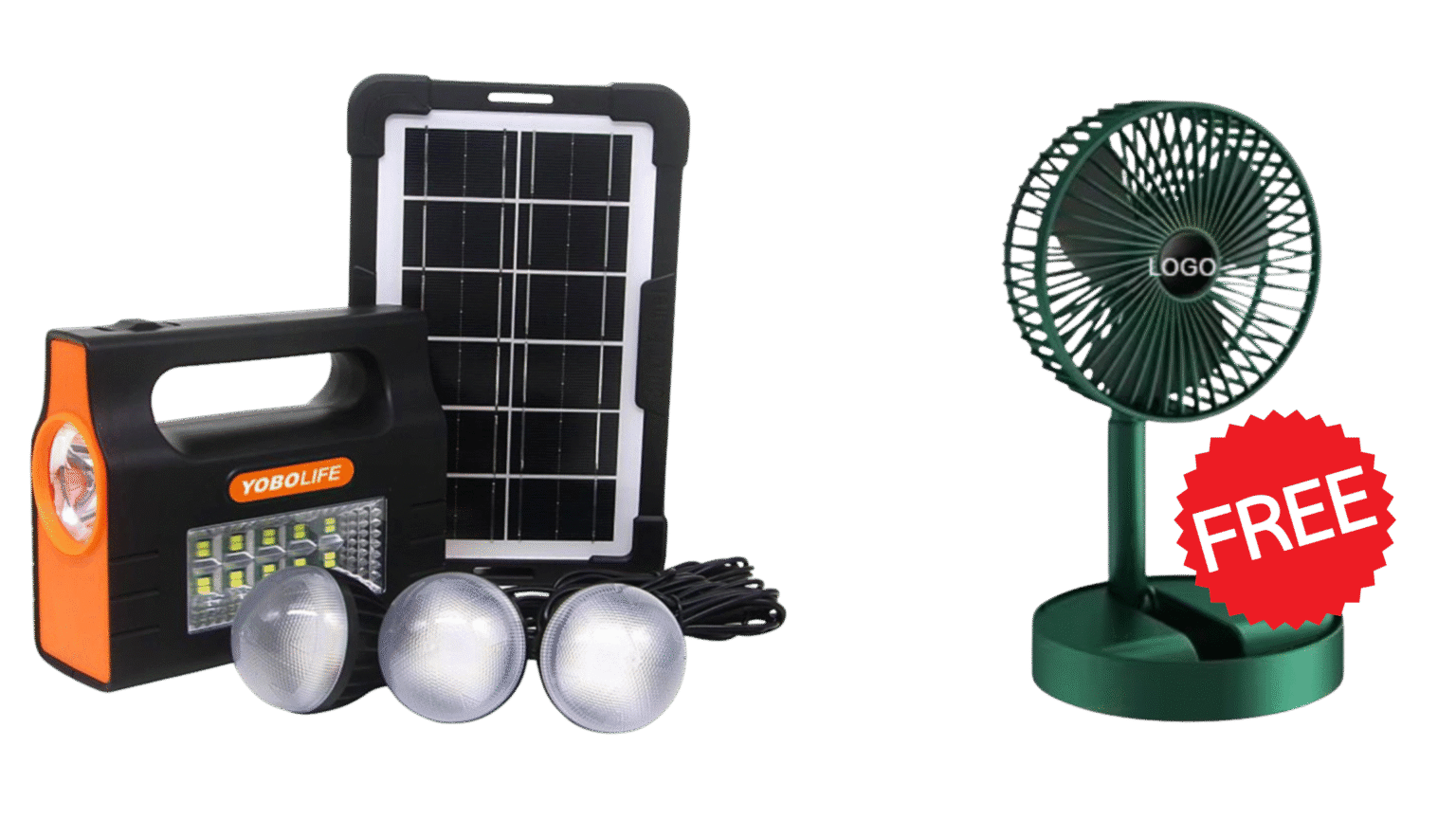 Yobolife Solar kit + free Fan